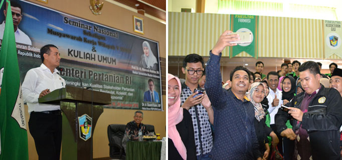 Mentan Diangkat sebagai `Dosen Tetap` Fakultas Pertanian UMI